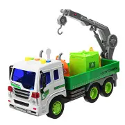 Inertial Simulation Truck Model Sliding Sanitation Vehicle With Light Music Toys For Kids Gift