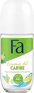 Fa Caribbean Roll-On Deodorant Lemon 50 ml 48-hour - 3-pack