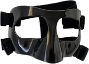 Basketball Mask Face Guard for Broken Nose, Protective Facial Cover Nose Guard Black Face Shield, Face Nose Guard for Adults Sports Accessories