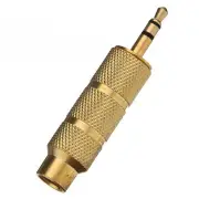 Male To Female Stereo AV Audio Adapter Conventer Plug