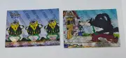 1995 Disney Premium Skybox #81 / #82 Villains Unpeeled The Big Bad Wolf Foil