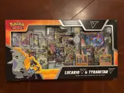 Pokemon TCG LUCARIO V & TYRANITAR V - Heavy Hitters Premium Collection Box!!