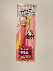 Pink Hello Kitty Pez Dispenser With Candy NIB