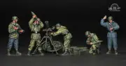 (Pre-Order) German 12cm Granatwerfer 42 Mortar & 5 crews 1:35 Pro Built Model #2