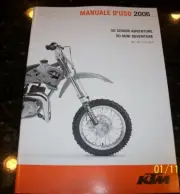 NEW OEM FACTORY 2006 KTM 50 Mini Adventure Owners Manual Italian