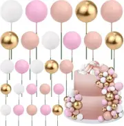 Mini Balloon Cake Topper Foam Cake Balls Cupcake Toppers Cake Insert Birthday