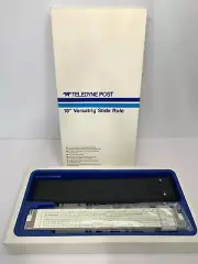 Teledyne Post Versatrig 10" Slide Rule 44CA-500 with Case in Box - New Old Stock