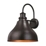 Vaxcel Delano 13' Outdoor Wall Light, Oil Burnished Bronze/Light Gold - T0319