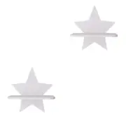 White Wood Shelf Kitchen Rack Star Floating Shelves Float Hanging Shelf