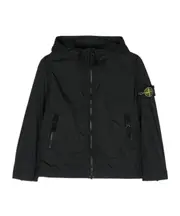 Stone Island Junior Compass Patch Zip-Up Jacket 4Y,10Y black