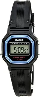 [Casio] Women's Vintage LA11WB-1 Sport Black Resin Band Watch