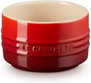 Le Creuset Stoneware Ramekin with straight wall, Stackable, 200 ml, Cerise, 70403200600099