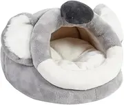 BESPORTBLE Chic Koala Den Nest Bed Small Pet Cave House Guinea Pig Bed Soft Warm for Couch Car and Travel