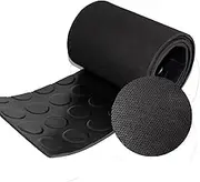 Heavy Duty Rubber Mat for Garage/Warehouse/Factory, 1/8 in Thickness Waterproof Non-Slip Floor Runner & Protector Mat, Car Parking Floor Protect Cover (Color : Black-B, Size : 5ft x 14ft/1.52m x