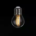 2 x 2W LED G45 E27 Edison Bulb Globes 2700K Clear Warm White 8 Light