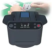 2-in-1 360° Rotating Smart Card Dealing Machine - Portable Electric Playing Card Shuffler - Universal Casino Playing Card Table Accessories - for Home Poker Licensing Party Club Bridge Game