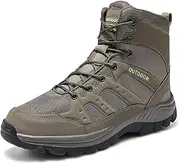 [Yytcsjz] Men's Combat Boots, Tactical Boots, Military Breathable Work Boots, Outdoor Hiking Boots, Waterproof Walking Hiking Boots, Work Boots,