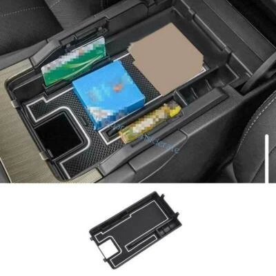 For Toyota Venza Harrier 2021-2024 Center Console Storage Box Tray Matte Black (for: Toyota)