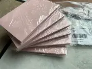 6 Pink Rubber Carving Blocks Linoleum Block 4”x6” Stamp Making Printmaking 4x6