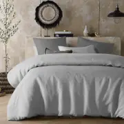 Silver Hemp Quilt Cover Set