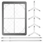 6Pcs Bed Straps for Sheets, Non Slip Bed Sheet Holder Straps, Sheet Clips Kee...