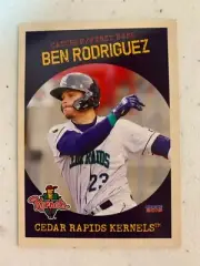 Ben Rodriguez 2019 Cedar Rapids Kernels Team Card