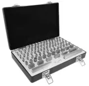 WEN 10481 81-Piece Rectangular Steel Gauge Block Set with Case