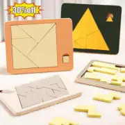Wooden Geometric Puzzles Challenge Brain Teaser Decompression Puzzle2025