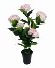 Hydrangea Artificial Flower in Pot Bouquet Wedding Home Decoration Party 92cm