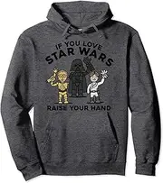 [STAR WARS] Raise Your Hands Doodle Sketch Pullover Hoodie