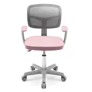 Babyjoy Ergonomic Kids Mesh Desk Chair Height Adjustable Study Computer Chair w/Lumbar Support Pink