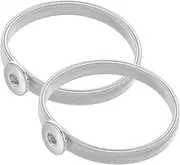 [Holibanna] Spring Armband Mens Shirt Stays Athletic Shirt Chaps Mens Shirts Punk Accessories Pirate Accessories Cuff Bracelet Hold up Sleeve Garters Sleeve Scrunchies Silver Metal