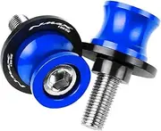CNC Swingarm Stand Screw for YA&MA&HA NMAX155 N-MAX 155 2015-2017 NMA&X CNC Aluminum Motorcycle Swingarm Slider Spools Accessories 6MM Stand Screws Slider Stand Paddock Screw(Blue)