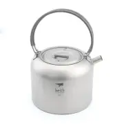 Keith Ti3907 Titanium 1.5L Kettle Camping Picnic Cookware Coffee Tea Water Pot