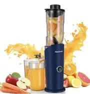 Cold Press Juicer, Compact Slow Masticating Juicer Machines with 3-inch Large...