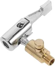 HEALEEP Tire Chuck Clip Locking Mechanism for Secure Inflation Quick Connect Air Chuck for Auto Truck Rv and Car Air Copper and Construction