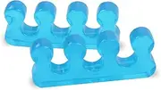 Jiadinglimian Premium Gel Toe Separators, Straighteners & Spacers, Use for Health & Beauty Pedicures, Hammer Toe & Bunion Corrector, Correct Your Toes Naturally, Yoga & Running (2 Pcs)