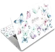 12.1 13 13.3 14 15 15.4 15.6 Inches Personalized Laptop Vinyl Skin Sticker Decal Universal Netbook Skin Sticker Reusable Notebook PC Art Decal Protector Cover Case (Colorful Butterflies)