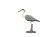 Great Blue Heron, Realistic Bird Figure, Toy, Kids, Model Gift, 3.5" CH586 BB164