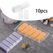 10Pcs Candles Melt Clamshells Models Clear Container DIY Sturdy Handmade Supplie