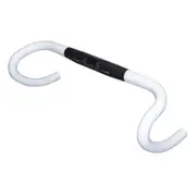 Carbon Fiber Highway Bicycle Curved Handle Color Lable Outside Line Handle white_400MM