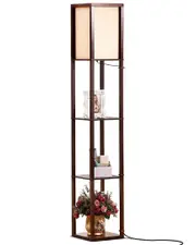 BRIGHTECH Maxwell LED Shelf Floor Lamp