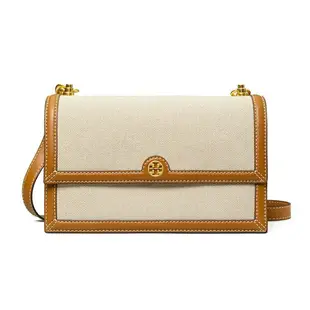 TORY BURCH T MONOGRAM帆布單肩斜跨包 84669 ｜母親節滿額折$1500★滿$6800贈LAMCOME絕對完美唇膏(日進口 精巧版)【跨店APP下單回饋最高20%】