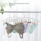 20 Pegs Stainless Steel Clothes Drying Hanger Windproof Clothing Rack Clips S Fc