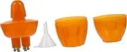 1 Set Empty Bottle Hair Oil Applicator Hair Care Plastic Applicator With Funnel
