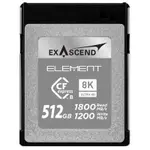 EXASCEND ELEMENT CFEXPRESS TYPE B 高速記憶卡 512GB 公司貨