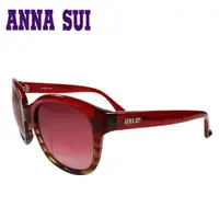 在飛比找momo購物網優惠-【Anna Sui】日本安娜蘇 經典造型款太陽眼鏡(紅色-A