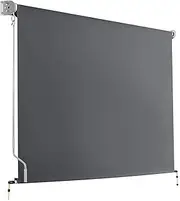 Retractable Straight Drop Roll Down Awning Garden Patio Screen 3.0X2.5M