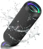 Portable Bluetooth Speaker 30W Dual Pairing True Wireless 3600mAh, Black