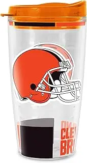 Rico Industries NFL Football Cleveland Browns Classic Double Wall 16oz Tritan Tumbler